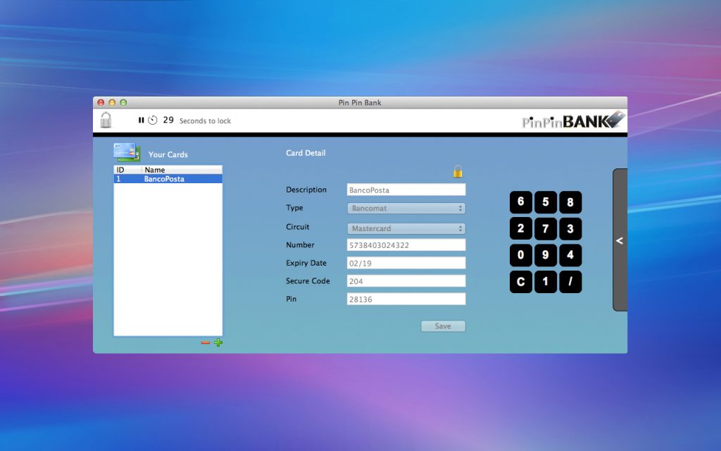 PinPinBank App Mac CrediCard